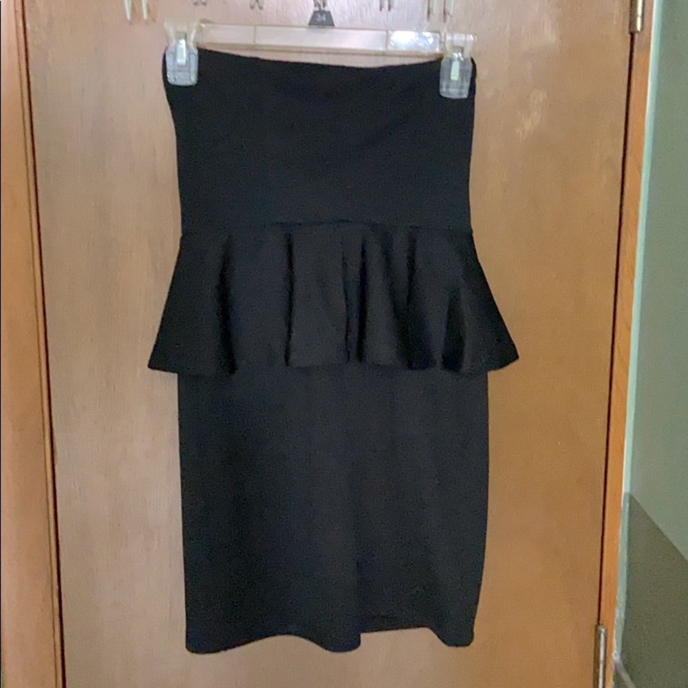 Black Mini Dress Skirt